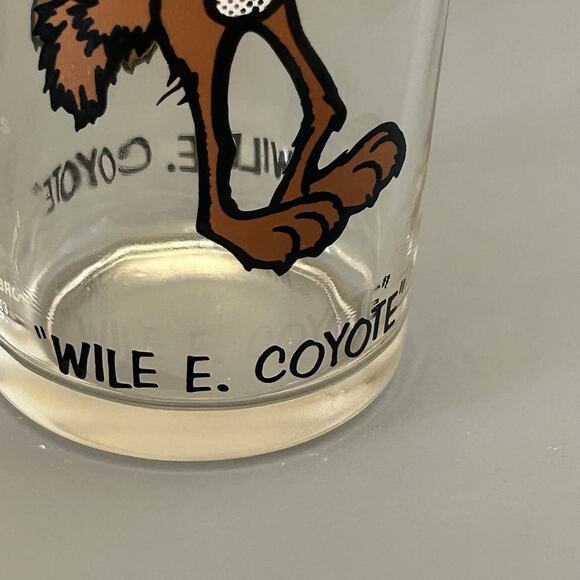 1973 Pepsi Collector Glasses Series Looney Tune Road Runner and Wile E Coyote #6 - Picture 6 of 8
